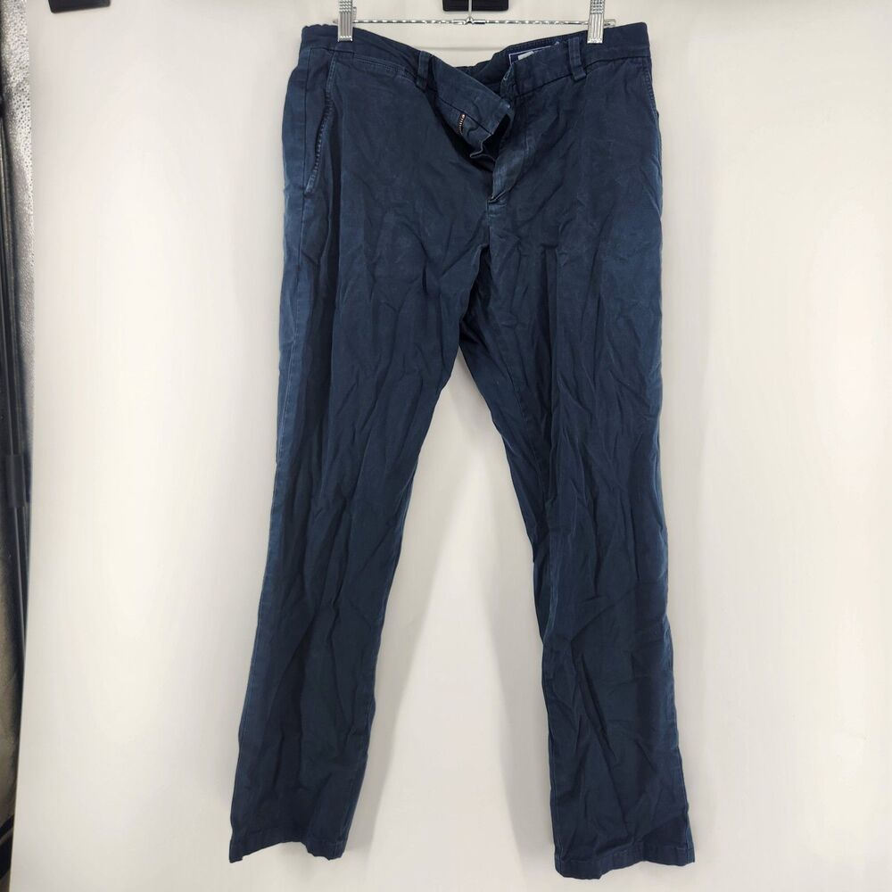 Vineyard Vines Mens 33x30 Blue Breaker Slim Stretch Chino Golf Business Pants
